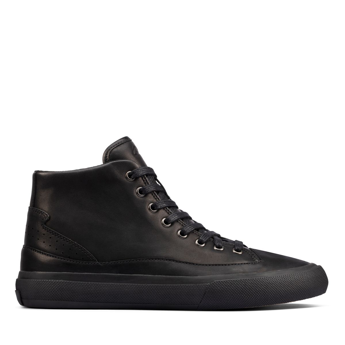 Black Clarks Aceley Zip Hi Sneakers | 59240205