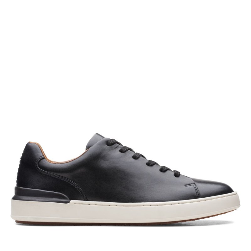 Black Clarks Court Lite Lace Sneakers | 66862062