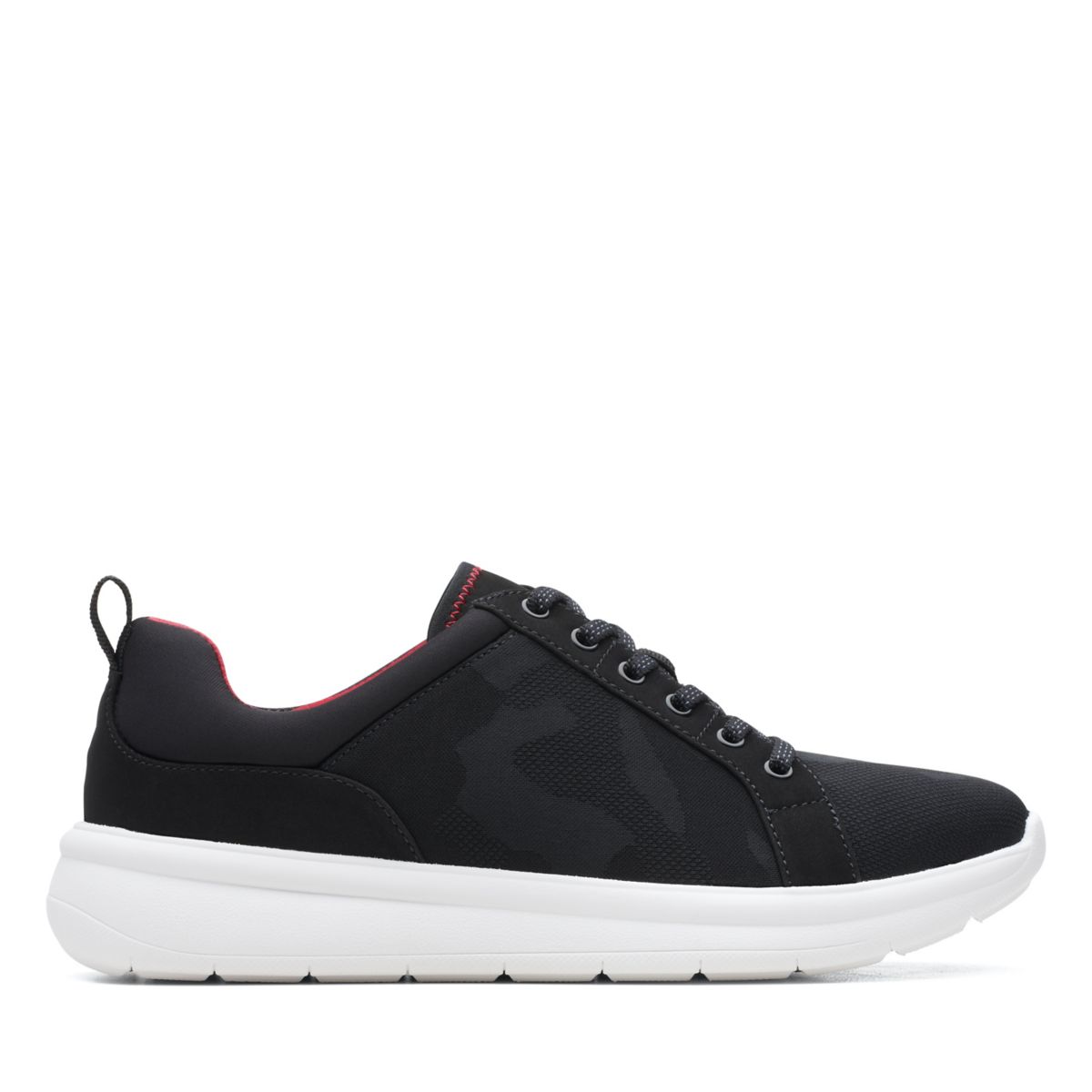 Black Clarks Ezera Lace Sneakers | 94634722