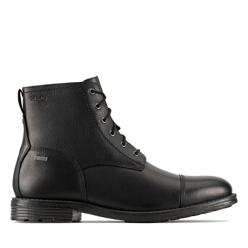 Black Clarks Foxwell Hi GORE-TEX Ankle Boots | 95296305