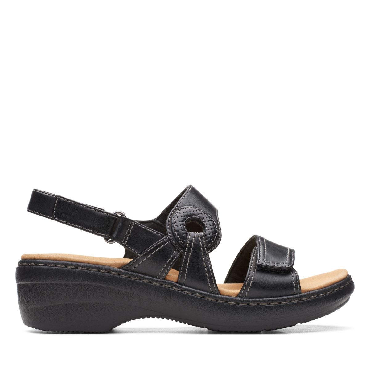 Black Clarks Merliah Opal Sandals | 72598215