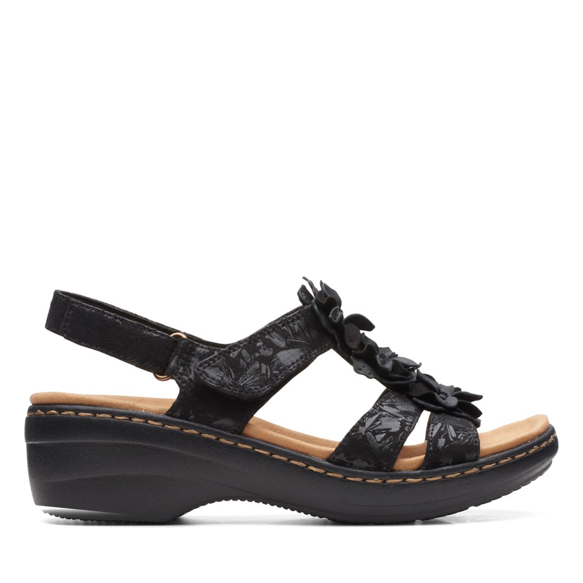 Black Clarks Merliah Sheryl Sandals | 70077335