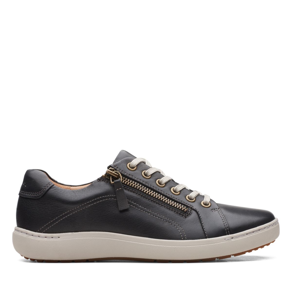 Black Clarks Nalle Lace Sneakers | 70486229