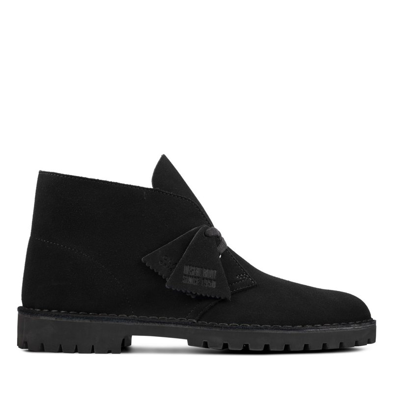 Black Clarks Originals Rock Desert Boots | 43842993