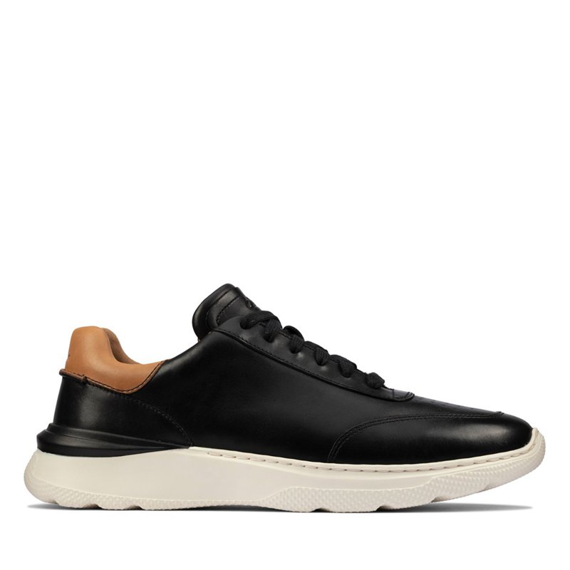 Black Clarks Sprint Lite Lace Sneakers | 38862934