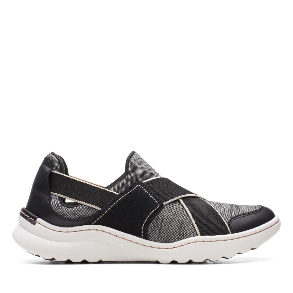 Black Clarks Teagan Go Slip On | 94363696