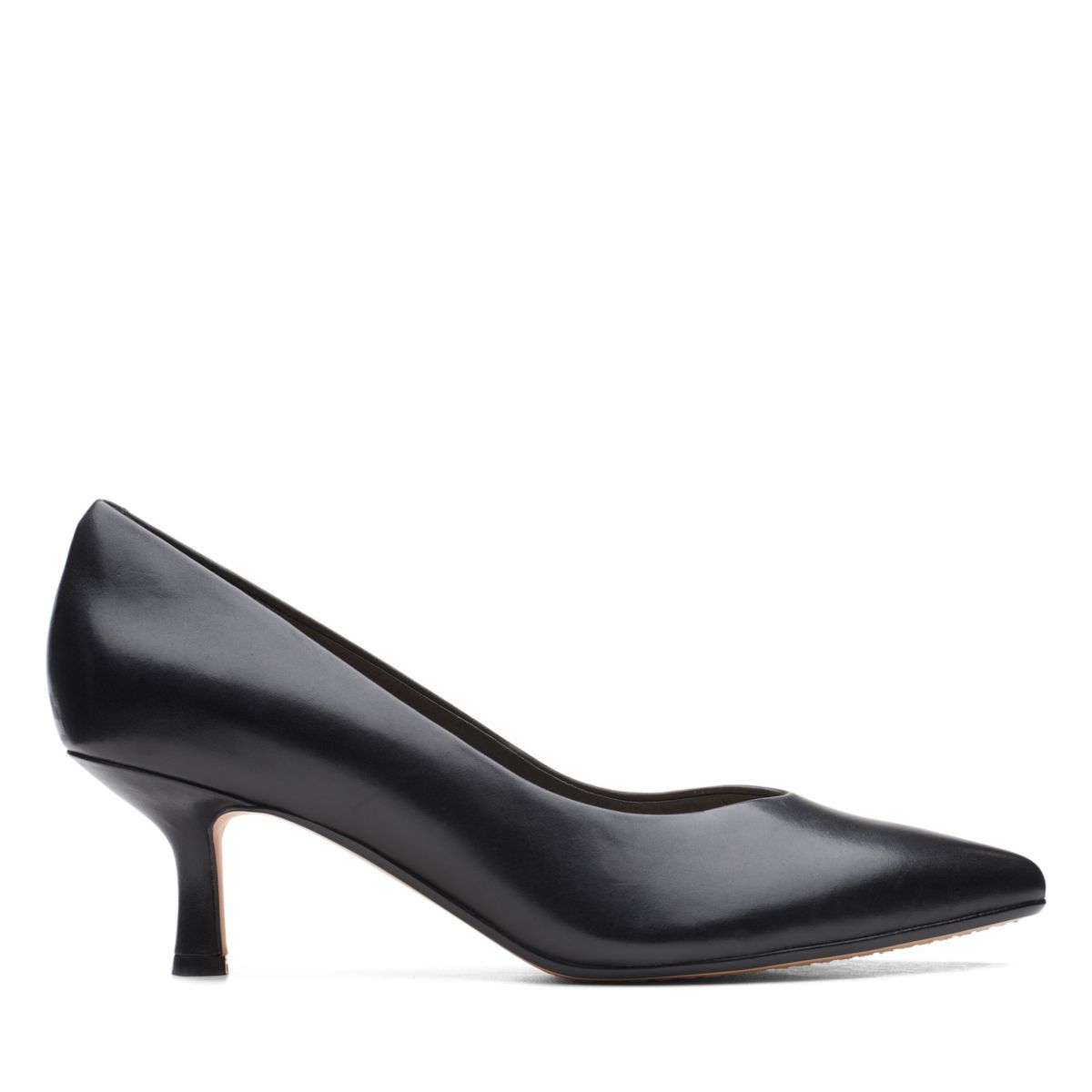 Black Clarks Violet 55 Court Heels | 48653496