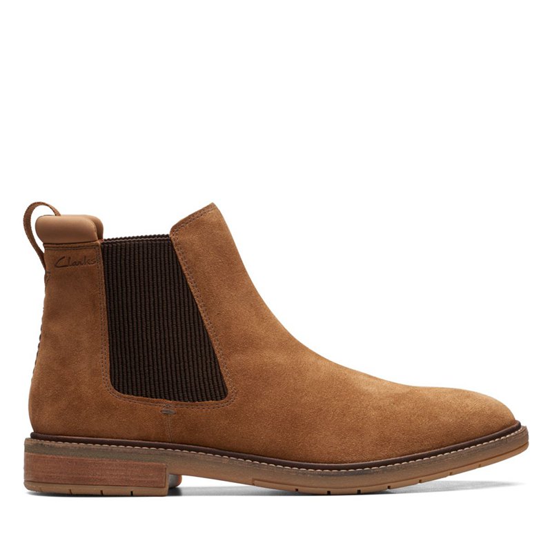 Brown Clarks Clarkdale Hall Chelsea Boots | 75752599