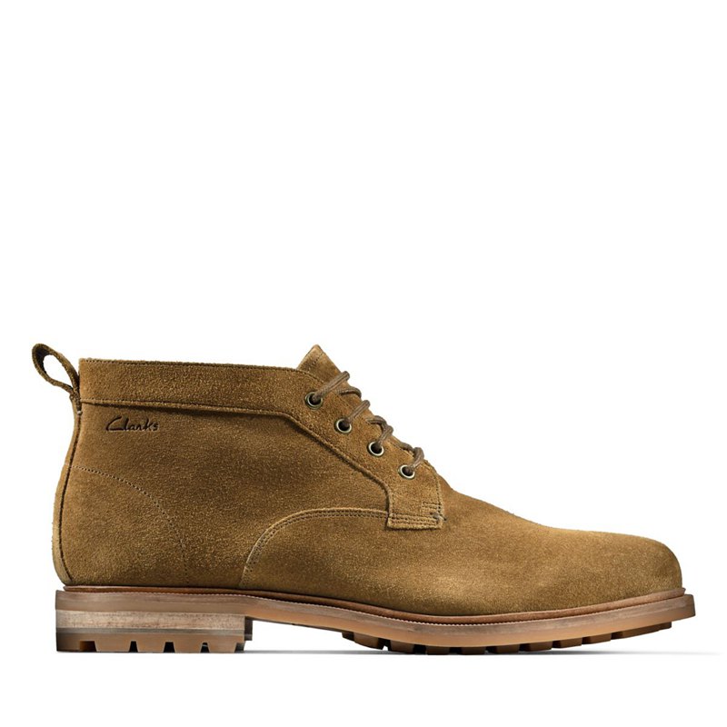 Brown Clarks Foxwell Mid Ankle Boots | 10669206