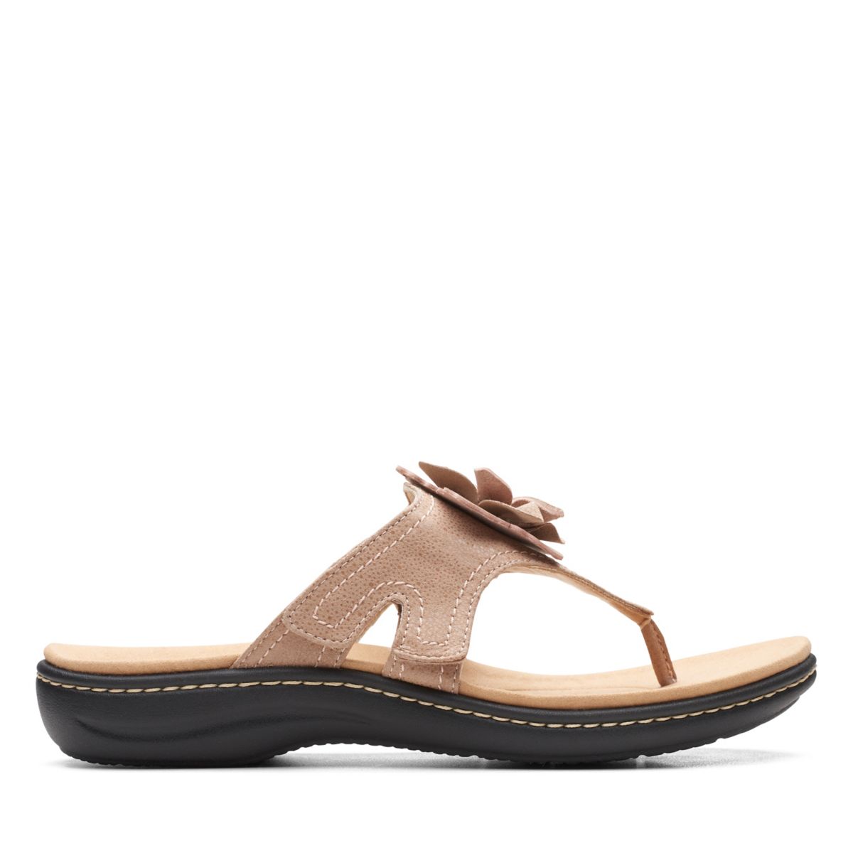 Brown Clarks Laurieann Gema Flip Flops | 68782263