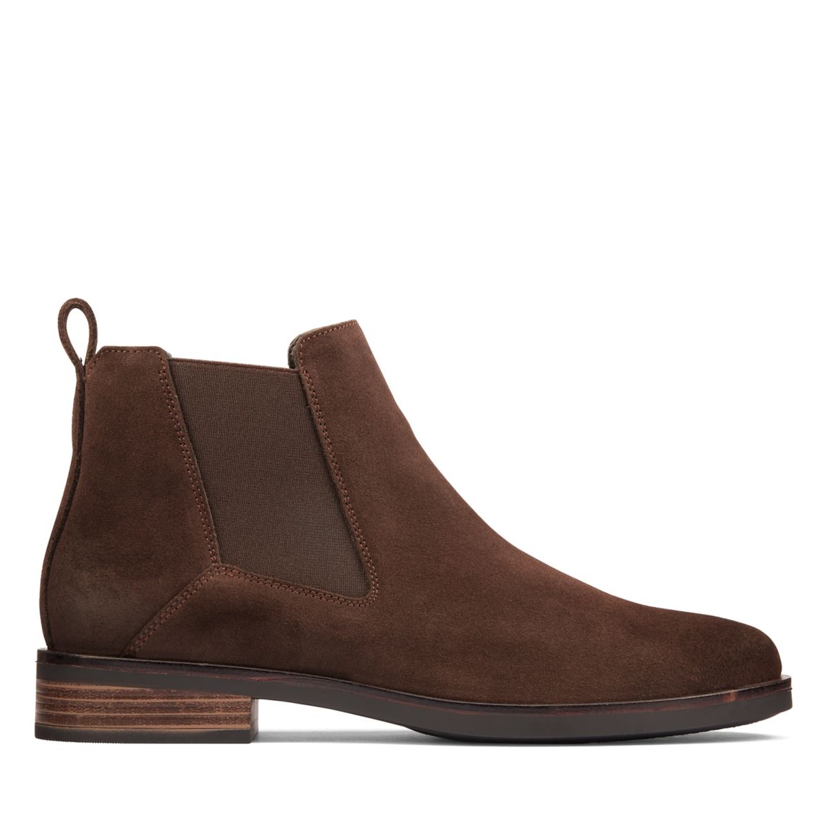 Dark Brown Clarks Memi Top Chelsea Boots | 53705455