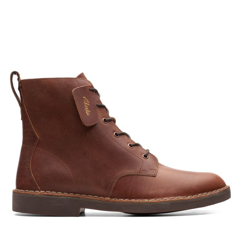 Dark Brown Clarks Originals Cali Ankle Boots | 73421149