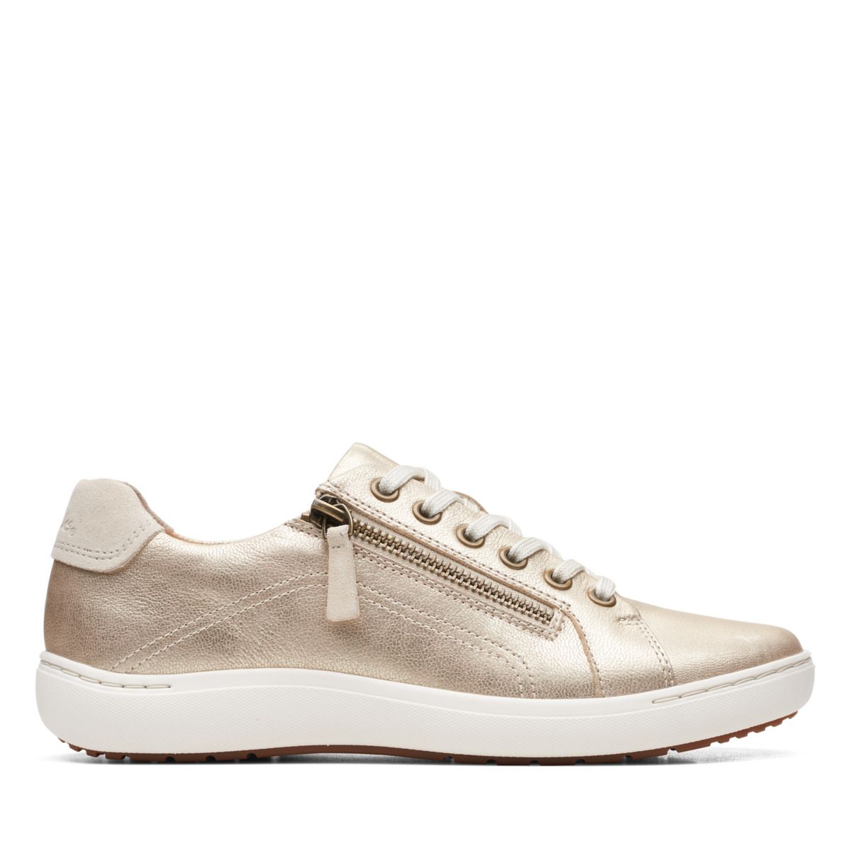 Gold Clarks Nalle Lace Sneakers | 79792586