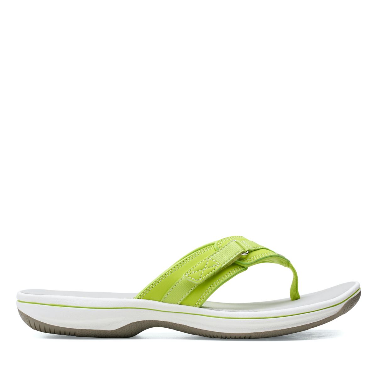 Green Clarks BREEZE SEA Flip Flops | 67134743