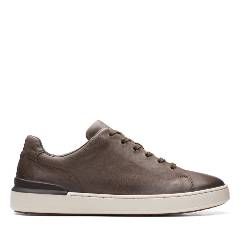 Grey Clarks Court Lite Lace Sneakers | 58339903