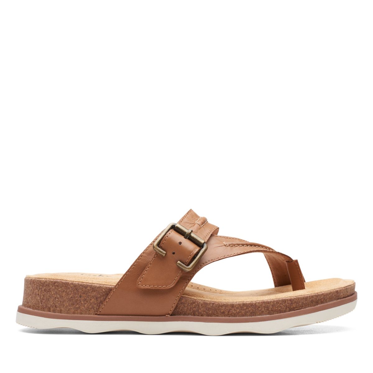 Light Brown Clarks Brynn Madi Flip Flops | 70619113