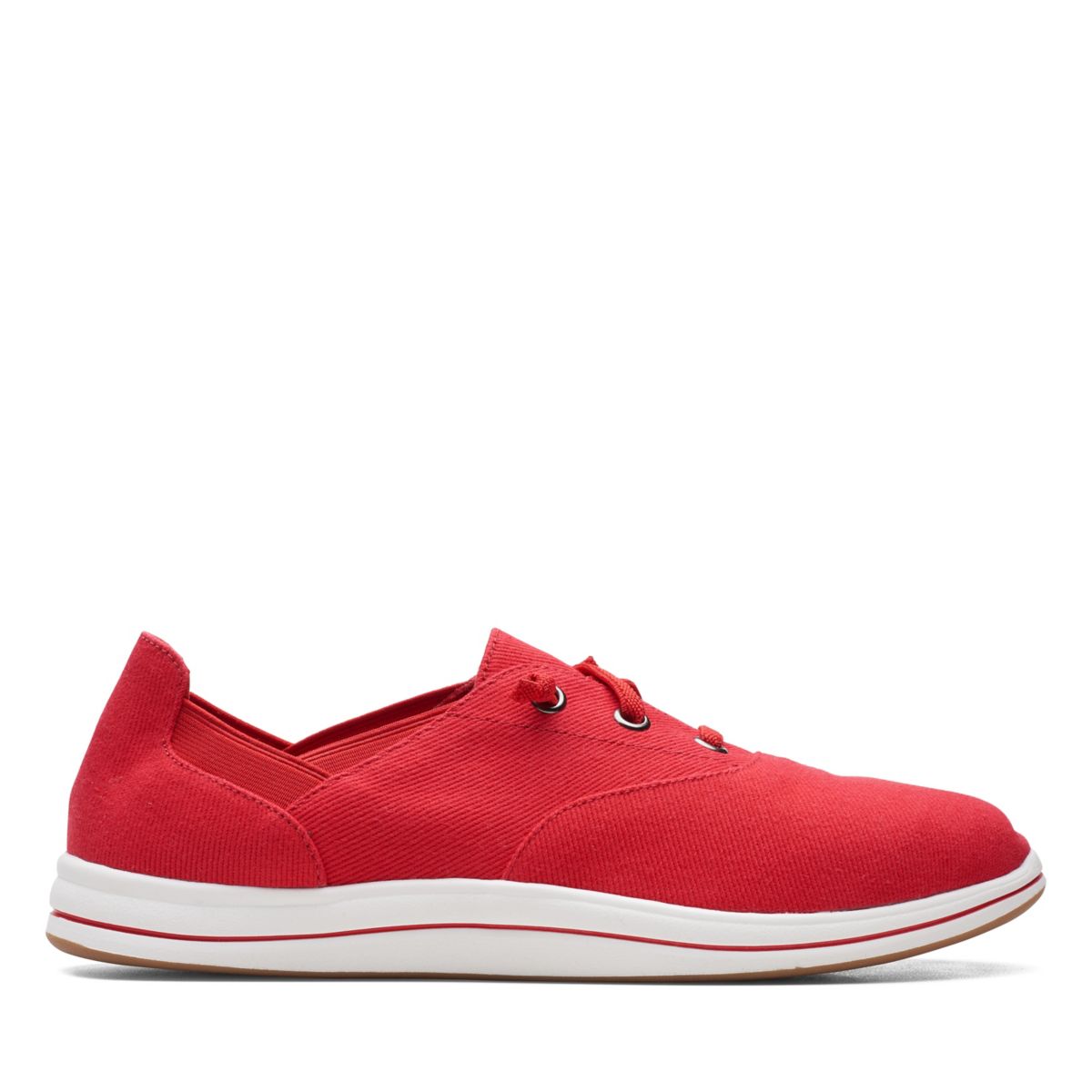 Red Clarks Breeze Ave Sneakers | 61310302