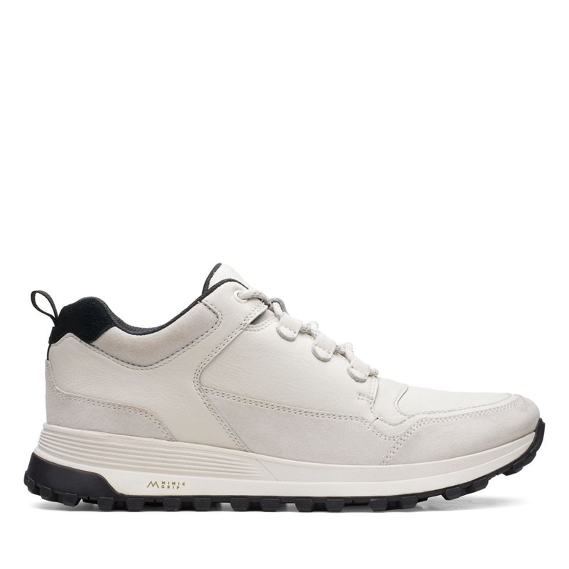 White Clarks ATL Trek Lo Sneakers | 14589825