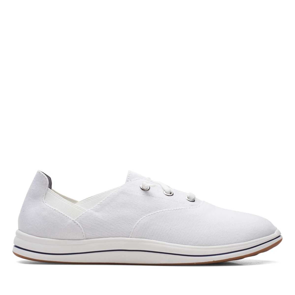 White Clarks Breeze Ave Sneakers | 69069924