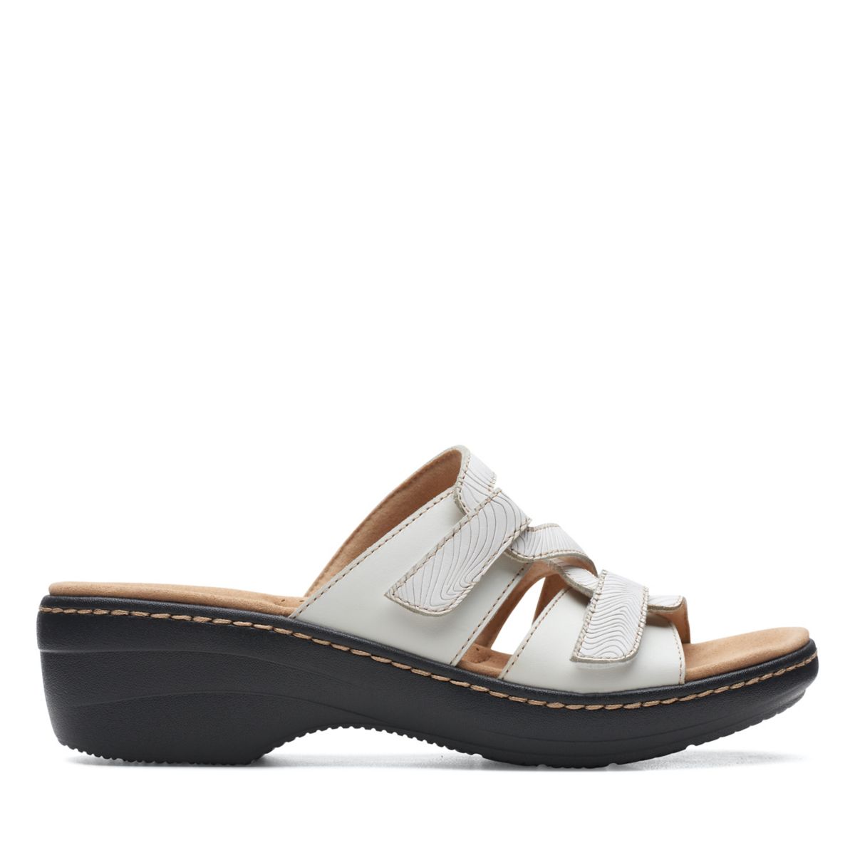 White Clarks Merliah Karli Mules | 89278341