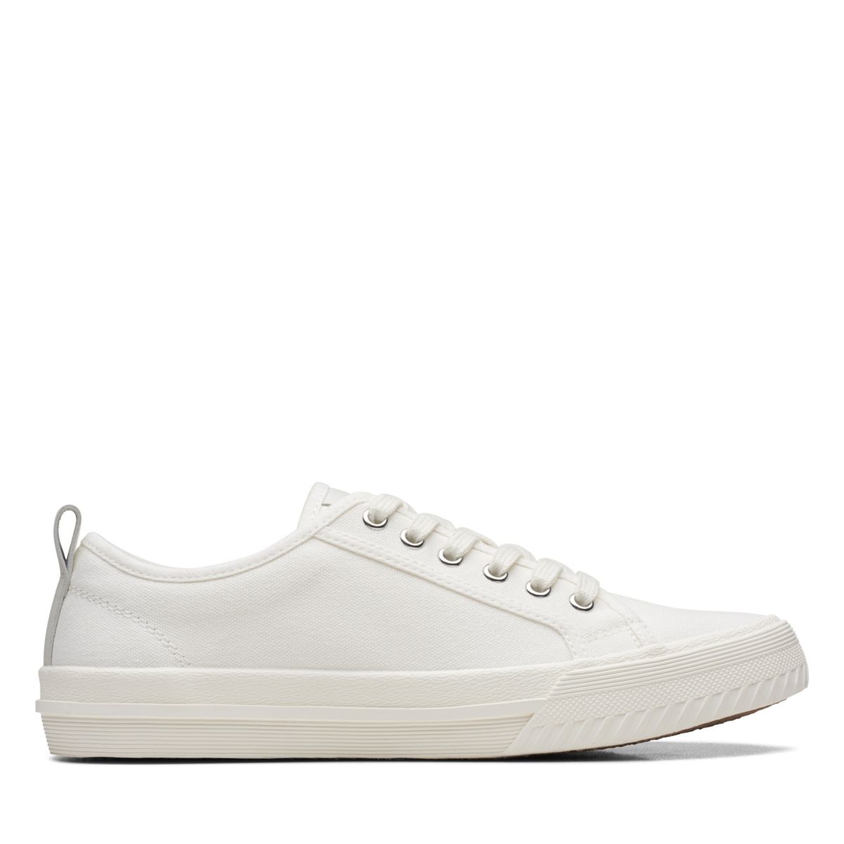 White Clarks Roxby Lace Sneakers | 26131872