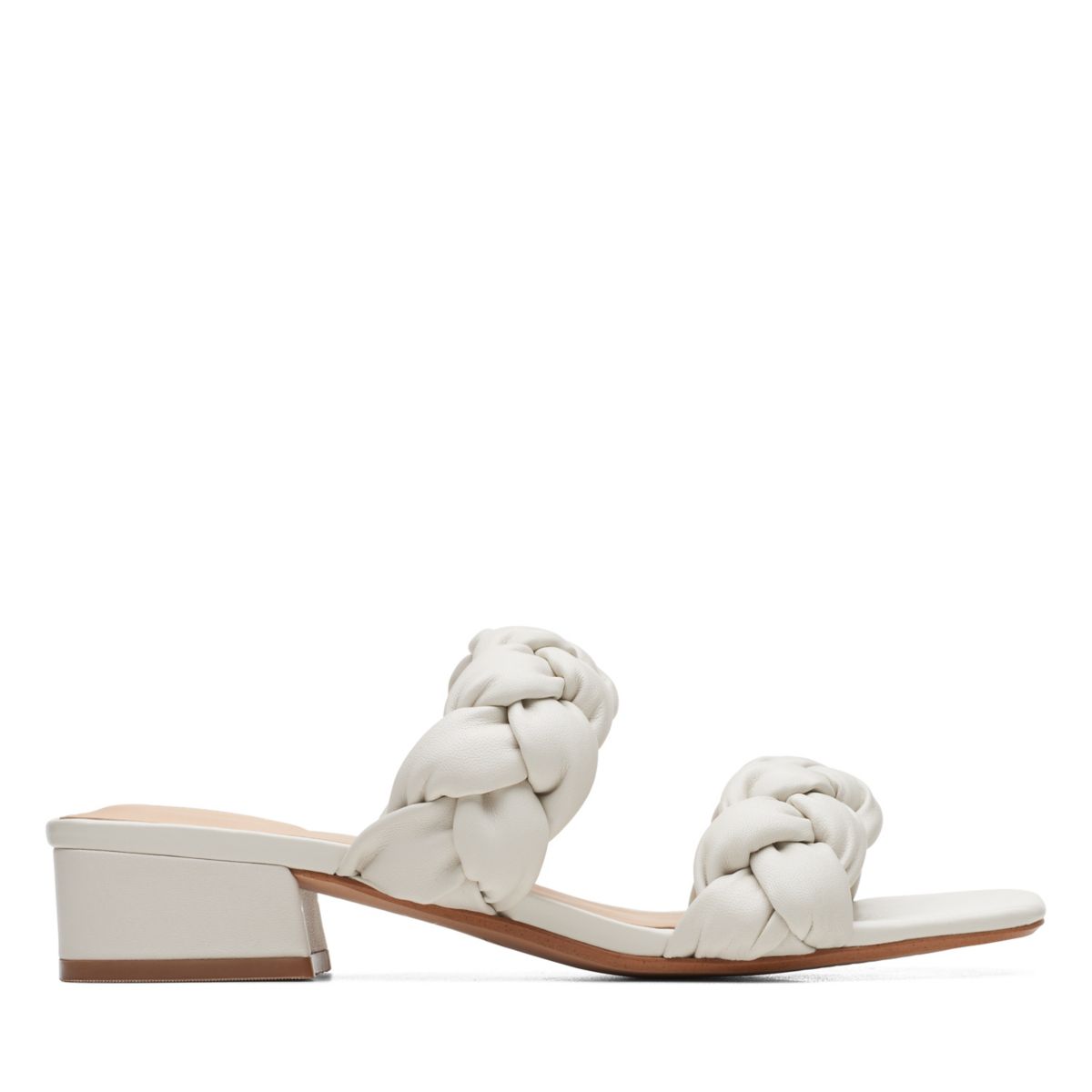 White Clarks Seren 25 Braid Mules | 75905622