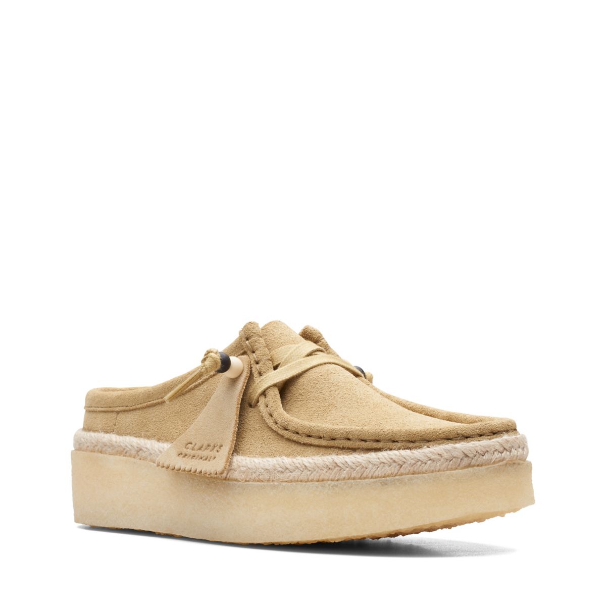 Beige Clarks Original Cup Lo Wallabee | 32502373