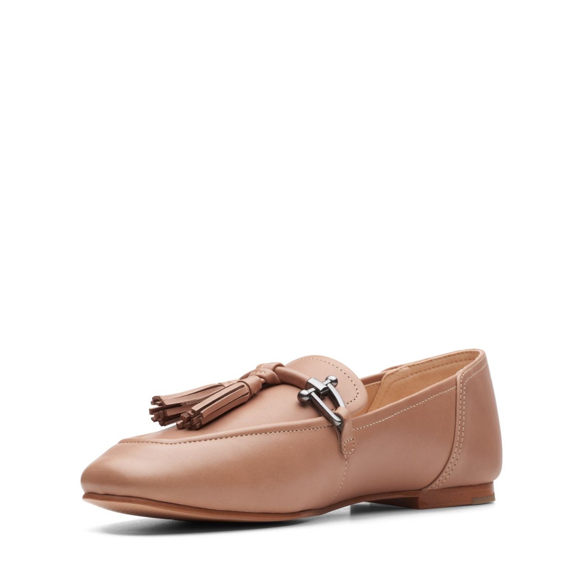 Beige Clarks Pure 2 Tassel Ballerina | 54587267