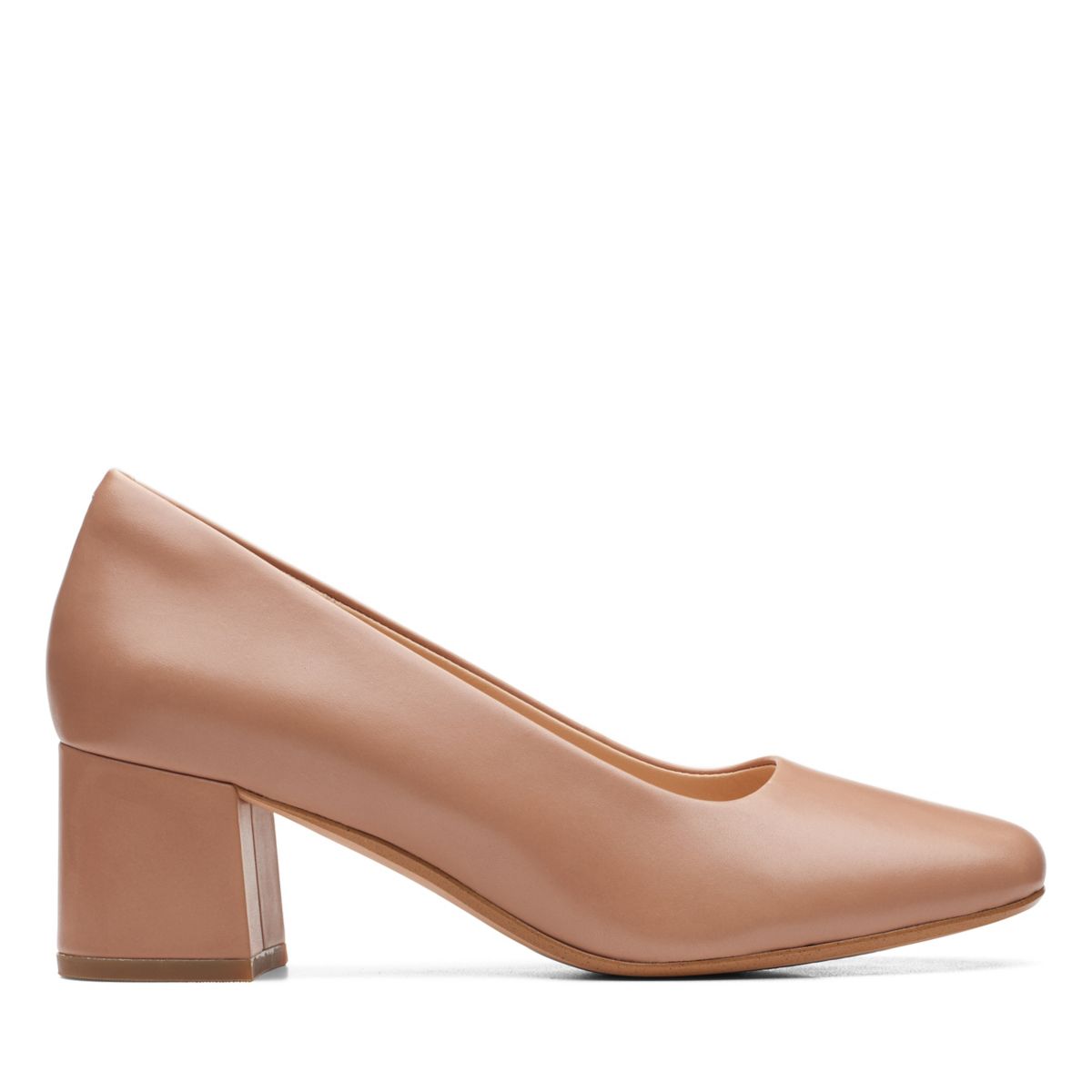 Beige Clarks Sheer 55 Court Heels | 11150512