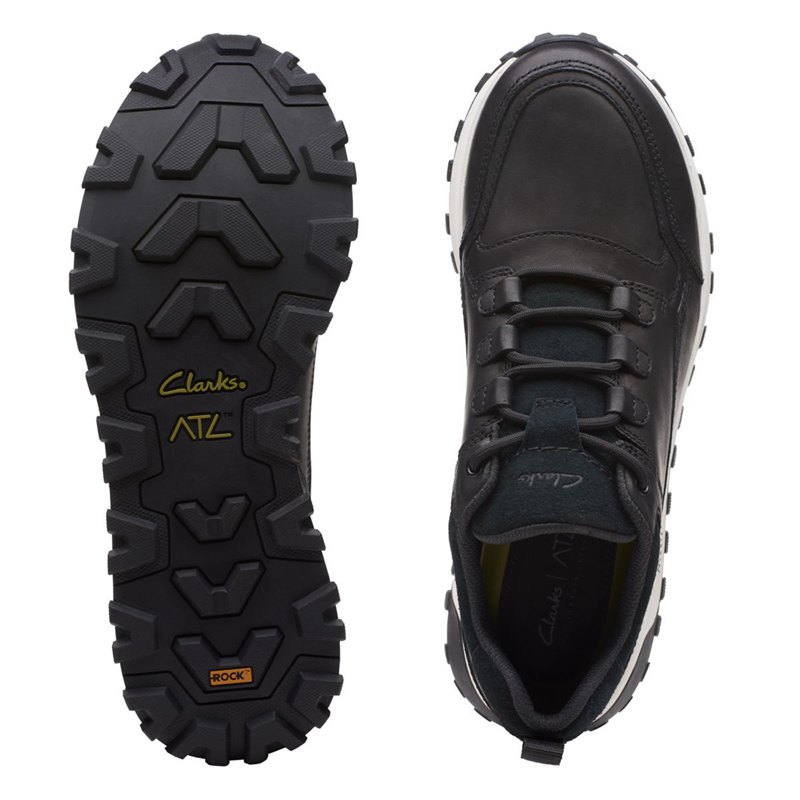 Black Clarks ATL Trek Lo Sneakers | 86893651