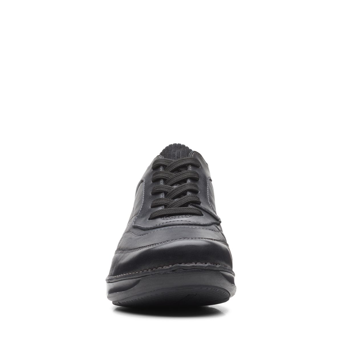 Black Clarks Appley Tie Sneakers | 84600802