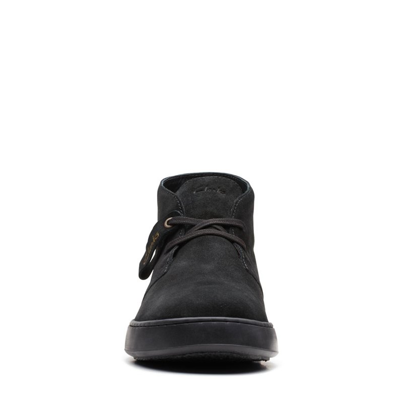 Black Clarks Court Lite Desert Boots | 88846889