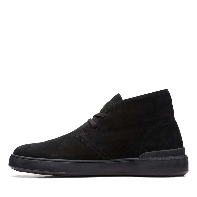 Black Clarks Court Lite Desert Boots | 88846889