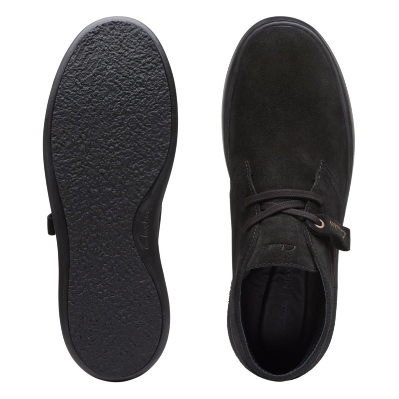 Black Clarks Court Lite Desert Boots | 88846889