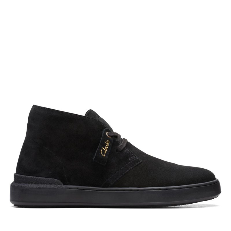 Black Clarks Court Lite Desert Boots | 88846889