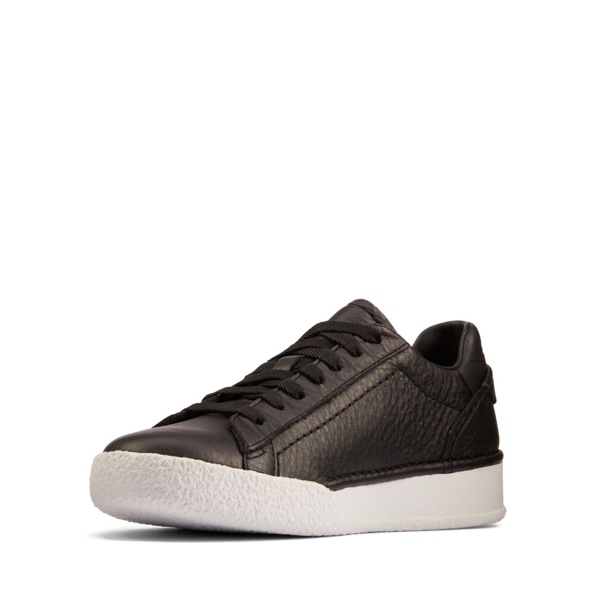 Black Clarks Craft Cup Lace Sneakers | 50434317