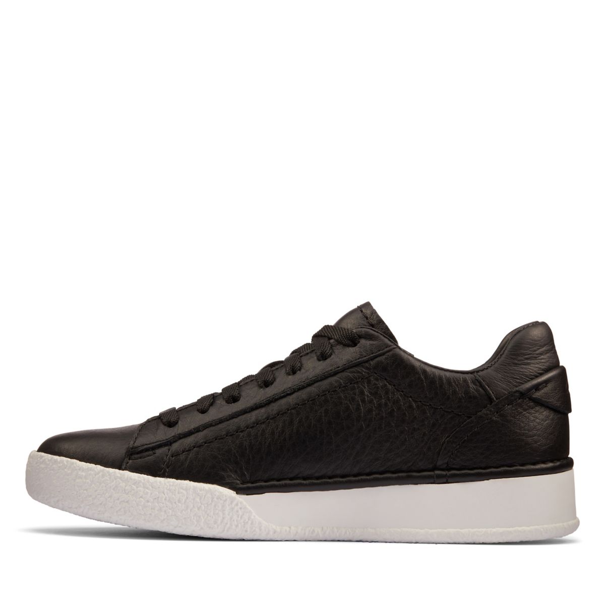 Black Clarks Craft Cup Lace Sneakers | 50434317