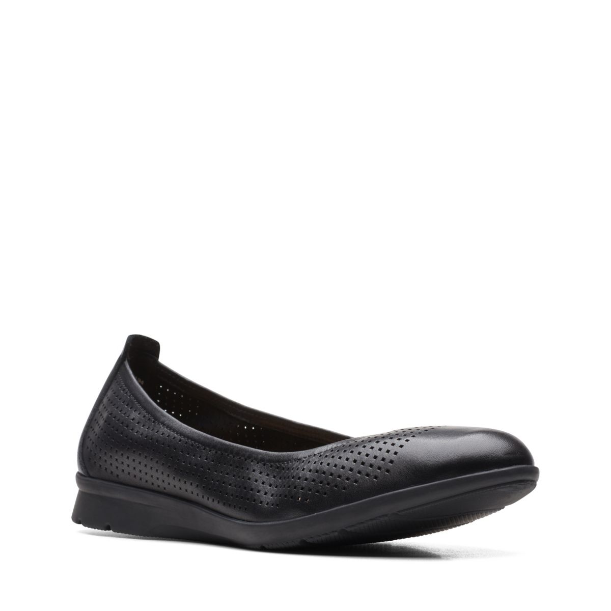 Black Clarks Jenette Ease Ballerina | 27411790