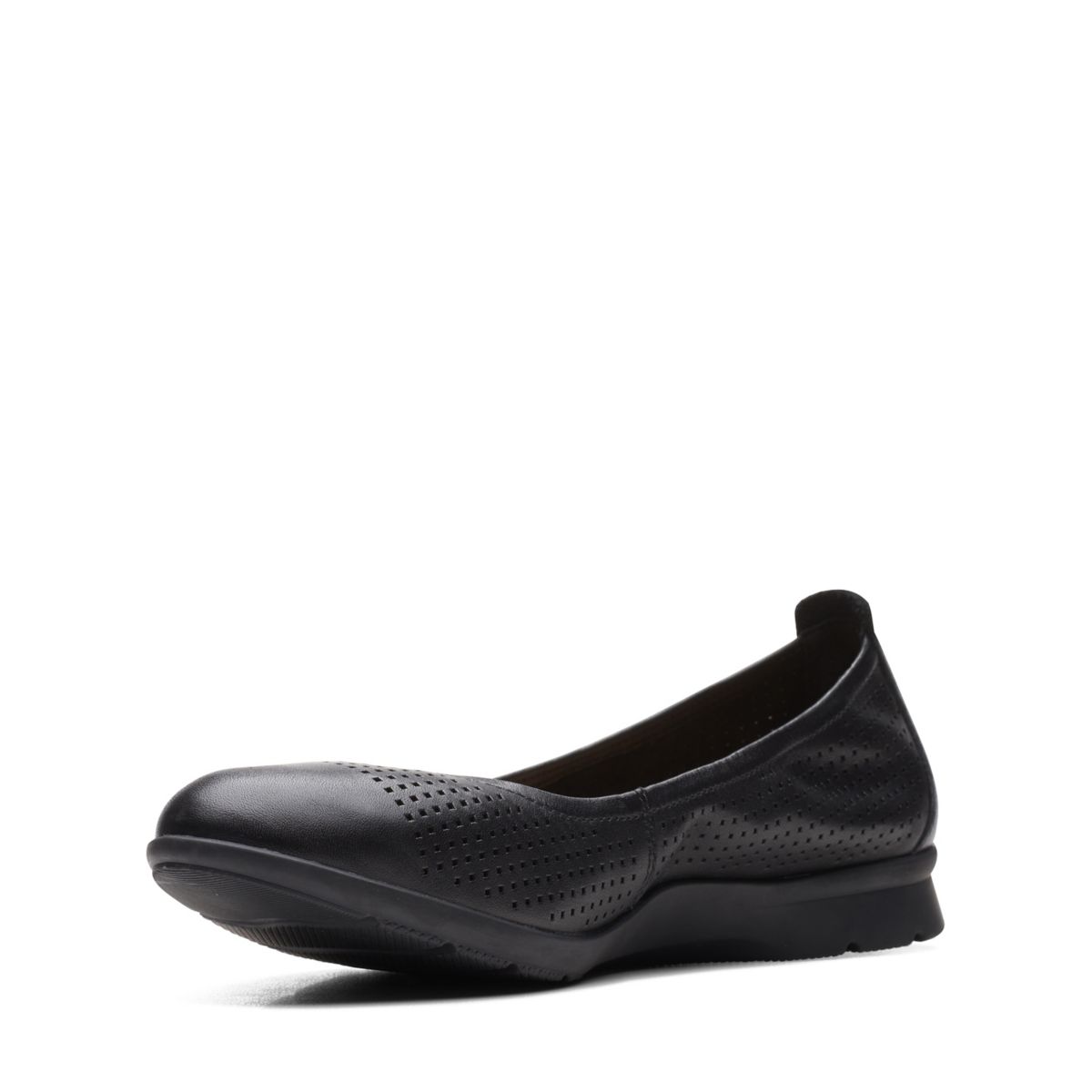 Black Clarks Jenette Ease Ballerina | 27411790