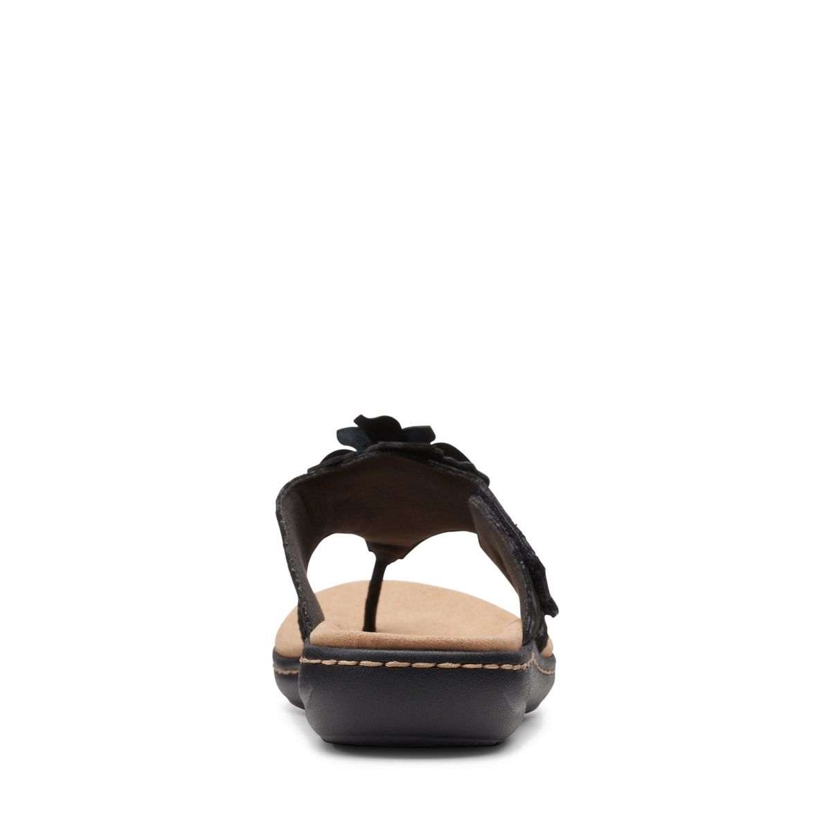 Black Clarks Laurieann Gema Flip Flops | 71528930