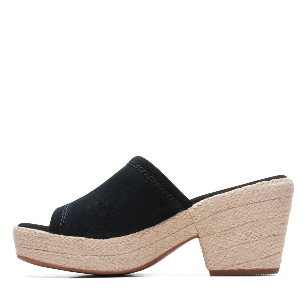 Black Clarks Maritsa 70 Wedge Sandals | 52626097