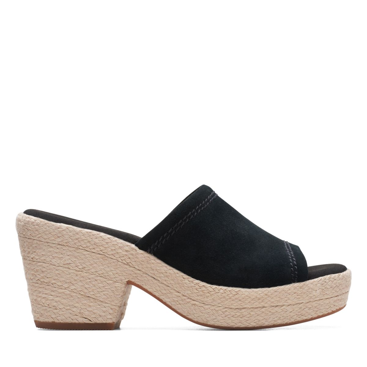 Black Clarks Maritsa 70 Wedge Sandals | 52626097