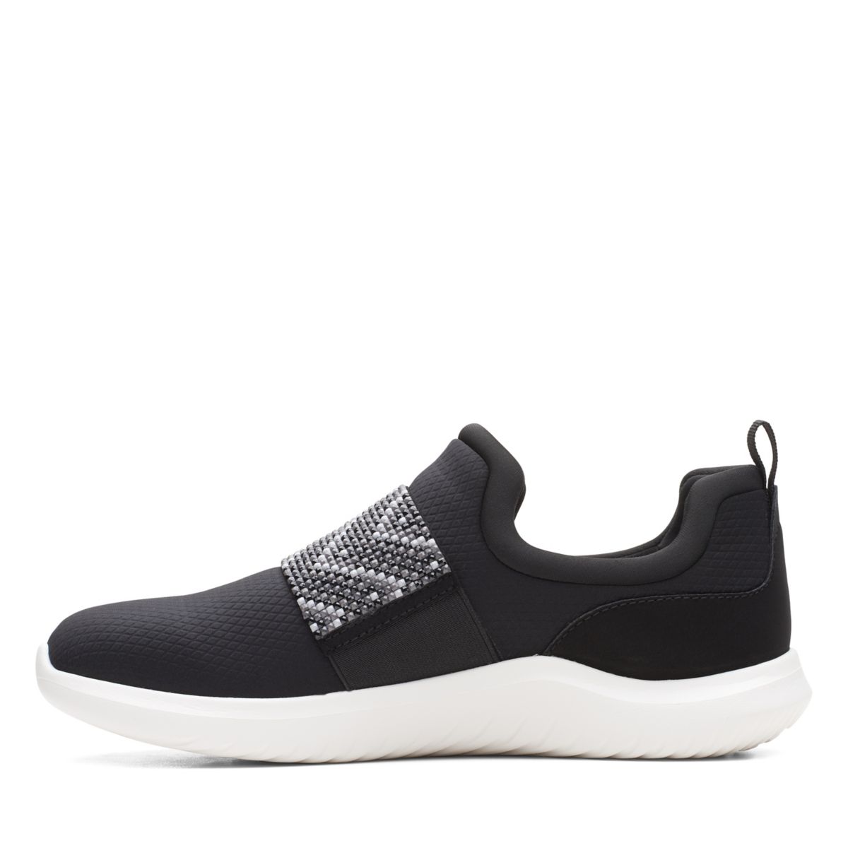 Black Clarks Nova Way Slip On | 36360856