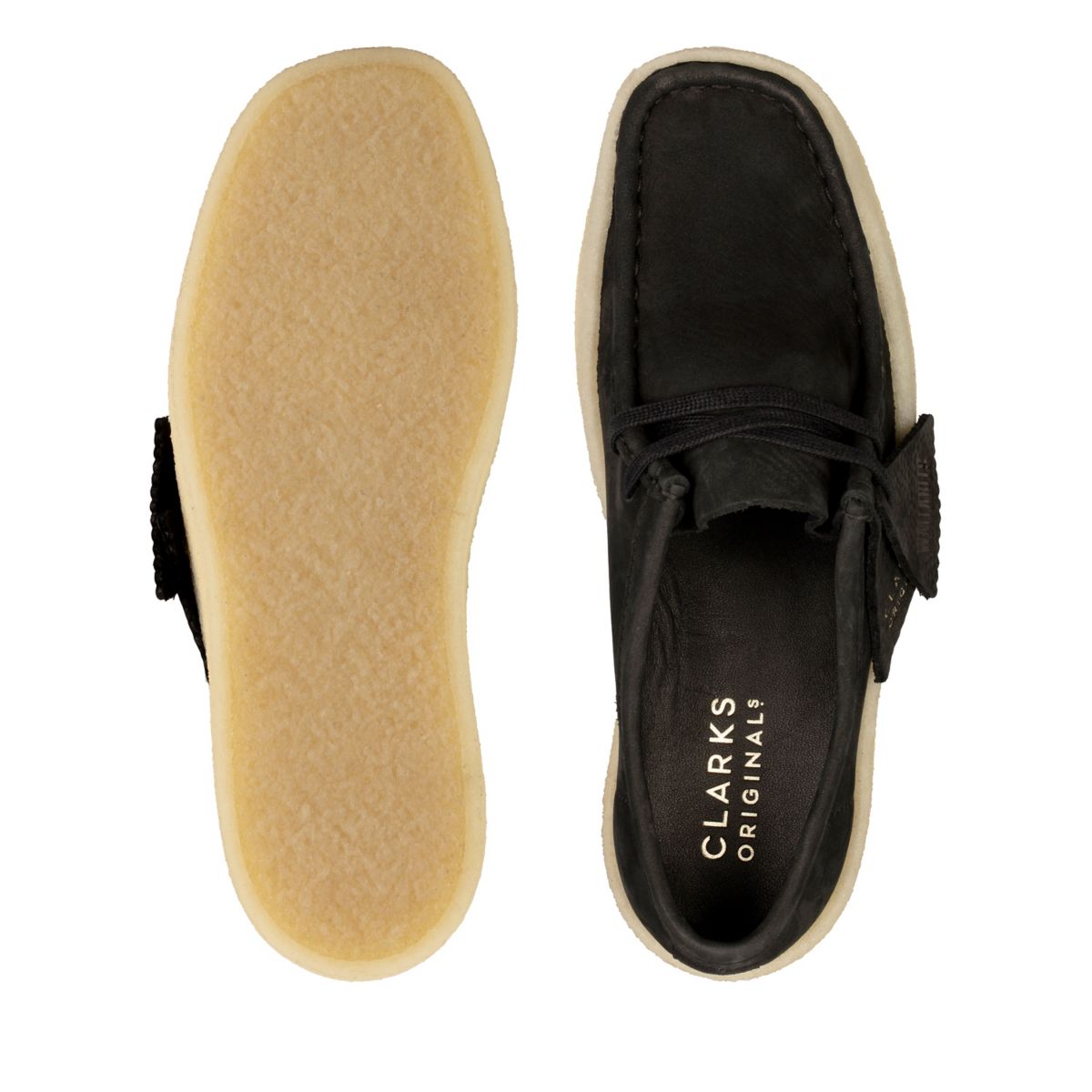 Black Clarks Original Cup Wallabee | 21406732