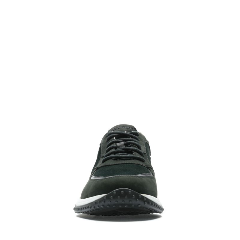 Black Clarks Puxton Run Sneakers | 44834553