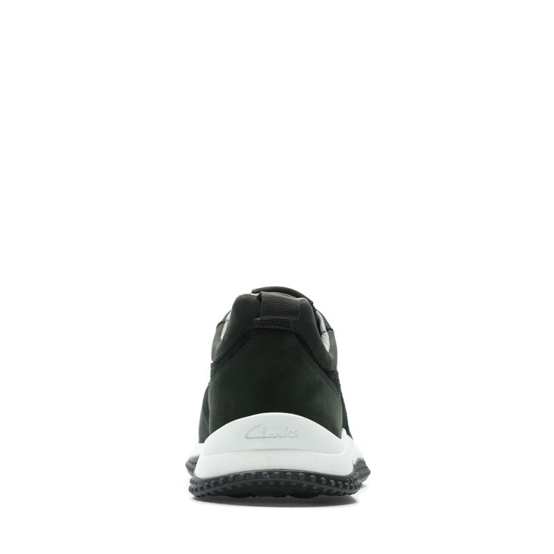 Black Clarks Puxton Run Sneakers | 44834553