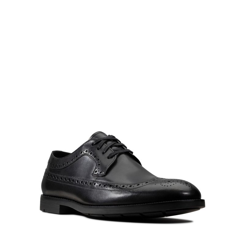 Black Clarks Ronnie Limit Brogues | 75363764