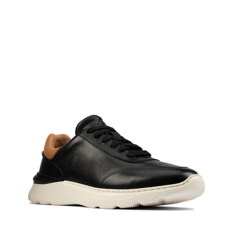 Black Clarks Sprint Lite Lace Sneakers | 38862934