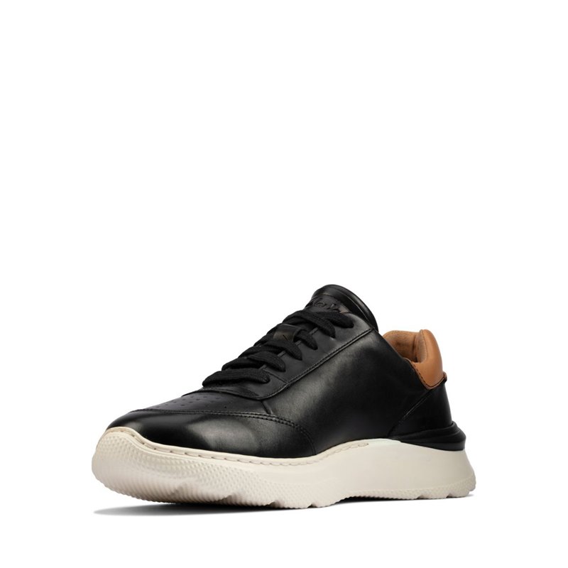 Black Clarks Sprint Lite Lace Sneakers | 38862934