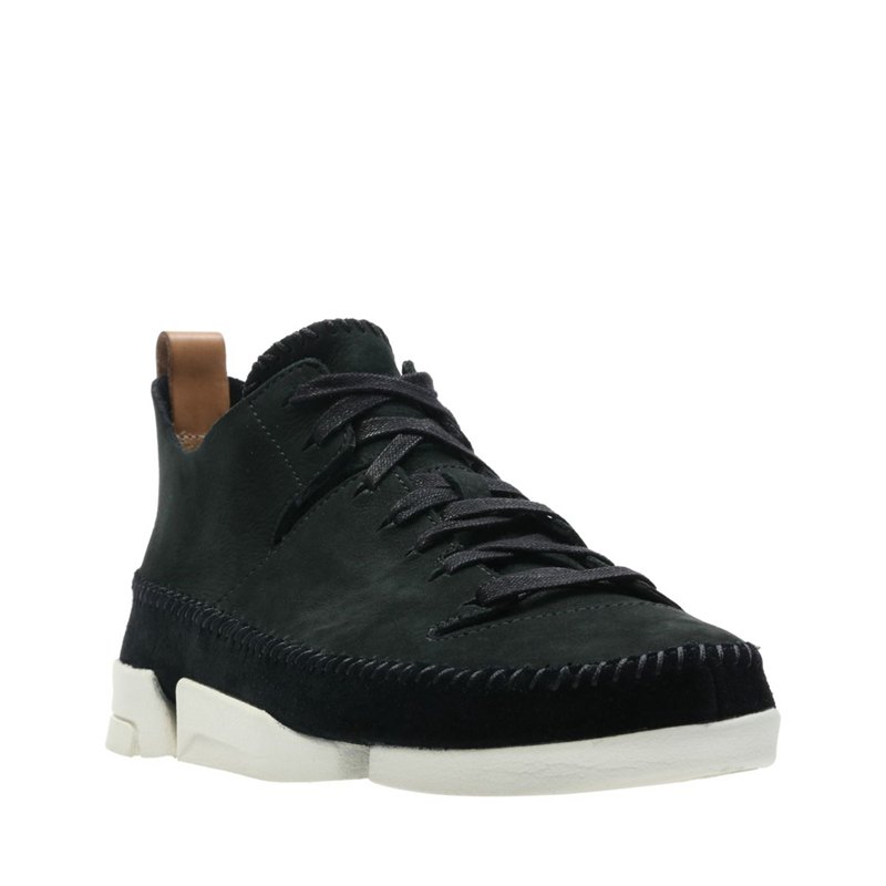 Black Clarks Trigenic Flex Sneakers | 31226125